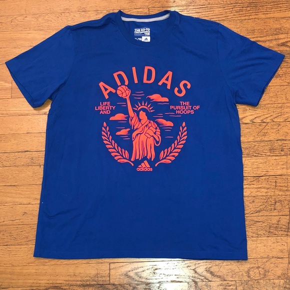 adidas statue of liberty t shirt